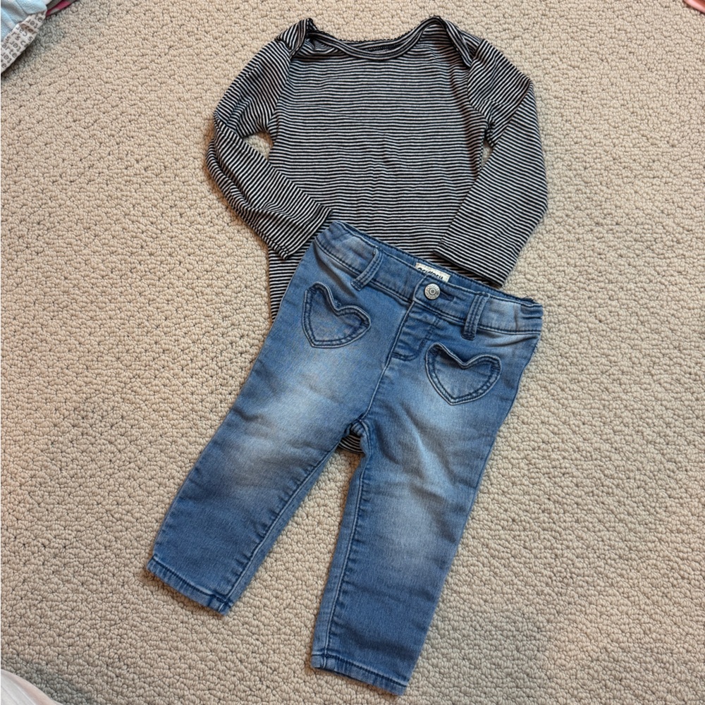 OshKosh B’Gosh Jeans set 12 months